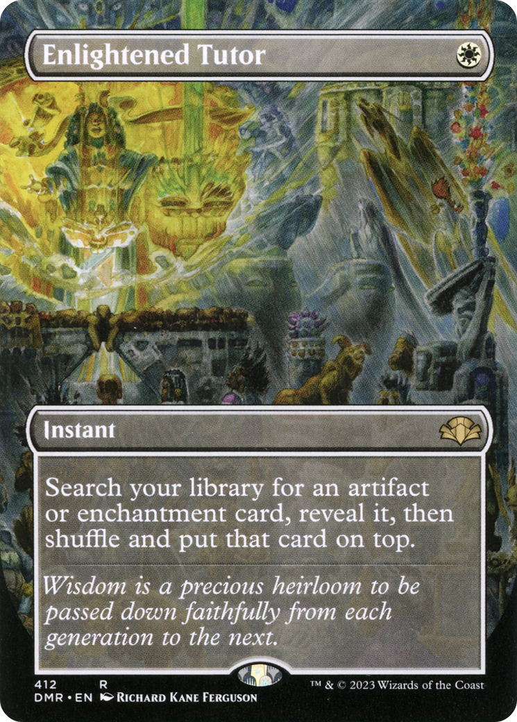 Enlightened Tutor (DMR-412) [Dominaria Remastered] (Borderless)