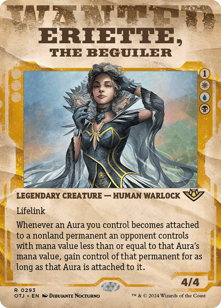 Eriette, the Beguiler (OTJ-293) [Outlaws of Thunder Junction]: (Showcase) (Borderless)