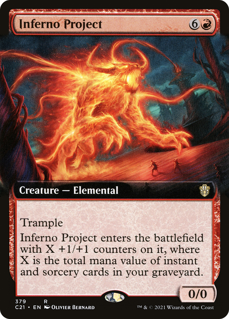 Inferno Project (Extended Art) (C21-379) [Commander 2021]