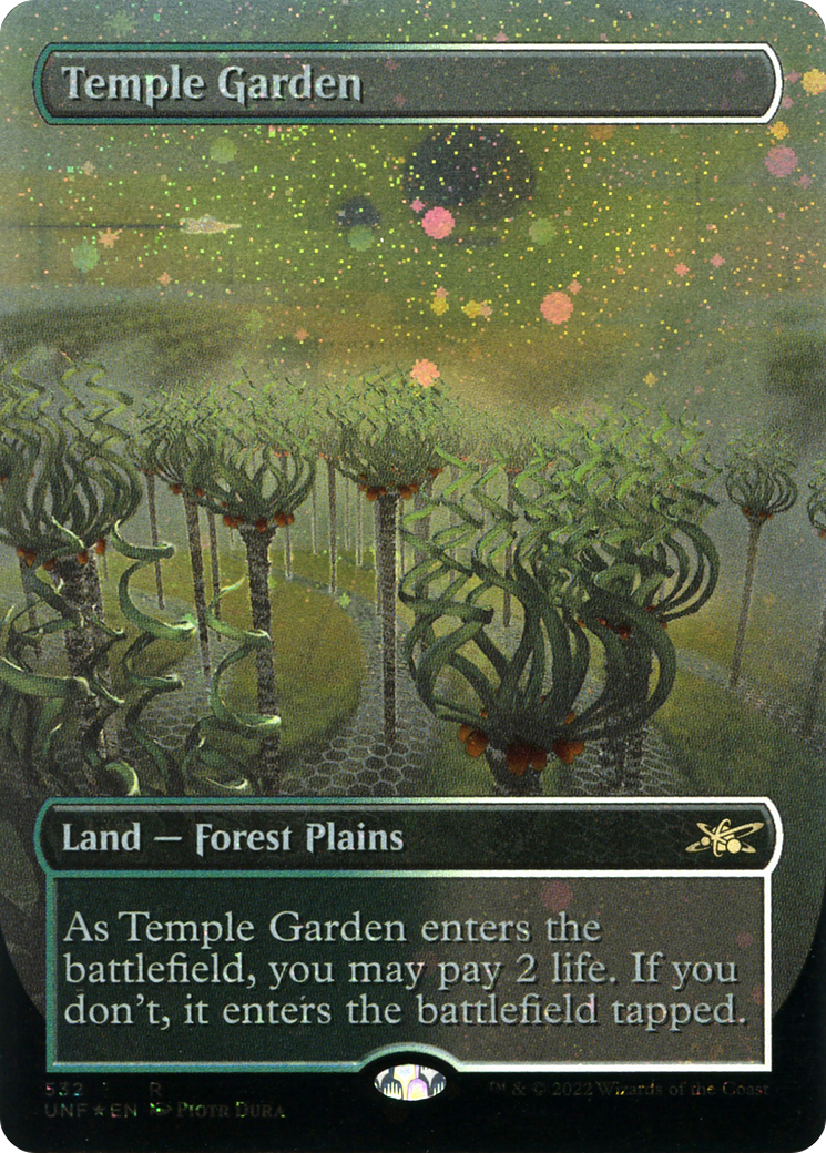 Temple Garden (UNF-532) [Unfinity] (Borderless) Foil