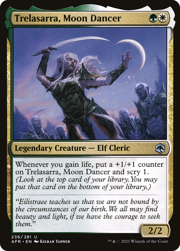 Trelasarra, Moon Dancer (AFR-236) [Adventures in the Forgotten Realms] Foil