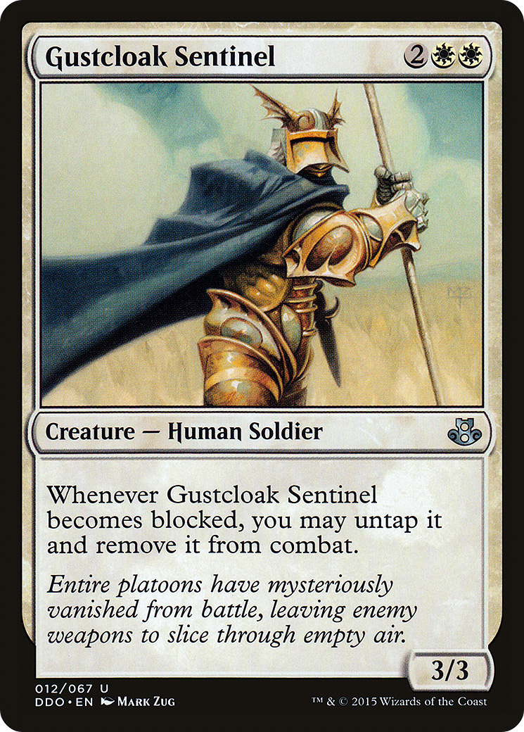 Gustcloak Sentinel (DDO-012) [Duel Decks: Elspeth vs. Kiora]
