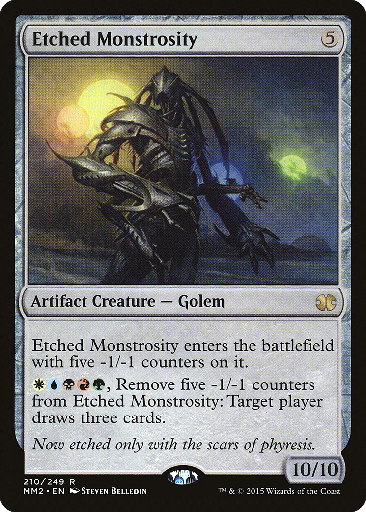 Etched Monstrosity (MM2-210) [Modern Masters 2015] Foil