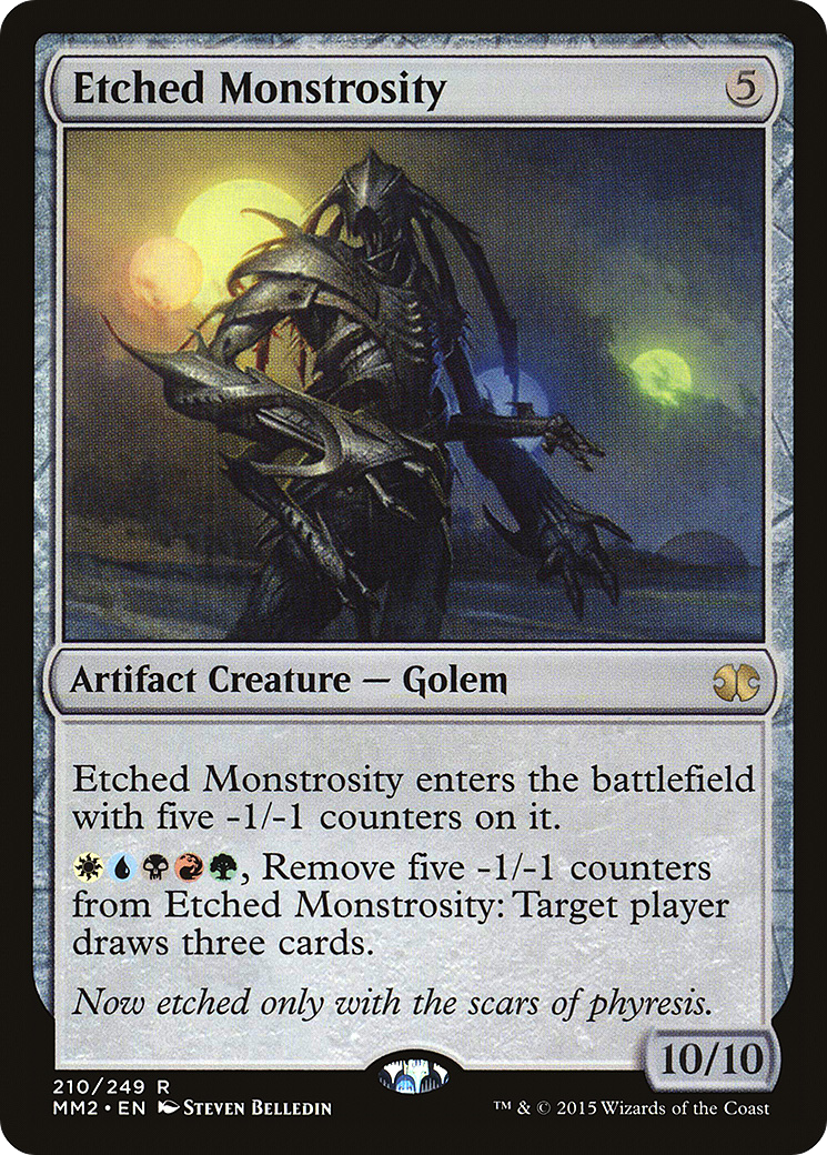Etched Monstrosity (MM2-210) [Modern Masters 2015]