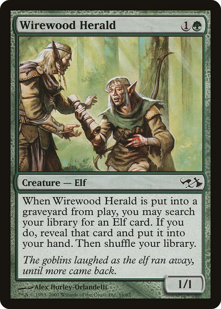 Wirewood Herald (EVG-016) [Duel Decks: Elves vs. Goblins]