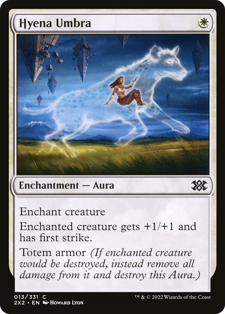 Hyena Umbra (2X2-013) [Double Masters 2022] Foil