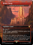 Helm's Deep - Shinka, the Bloodsoaked Keep (LTC-374) [Tales of Middle-earth Commander] / Helm's Deep (Borderless) Foil