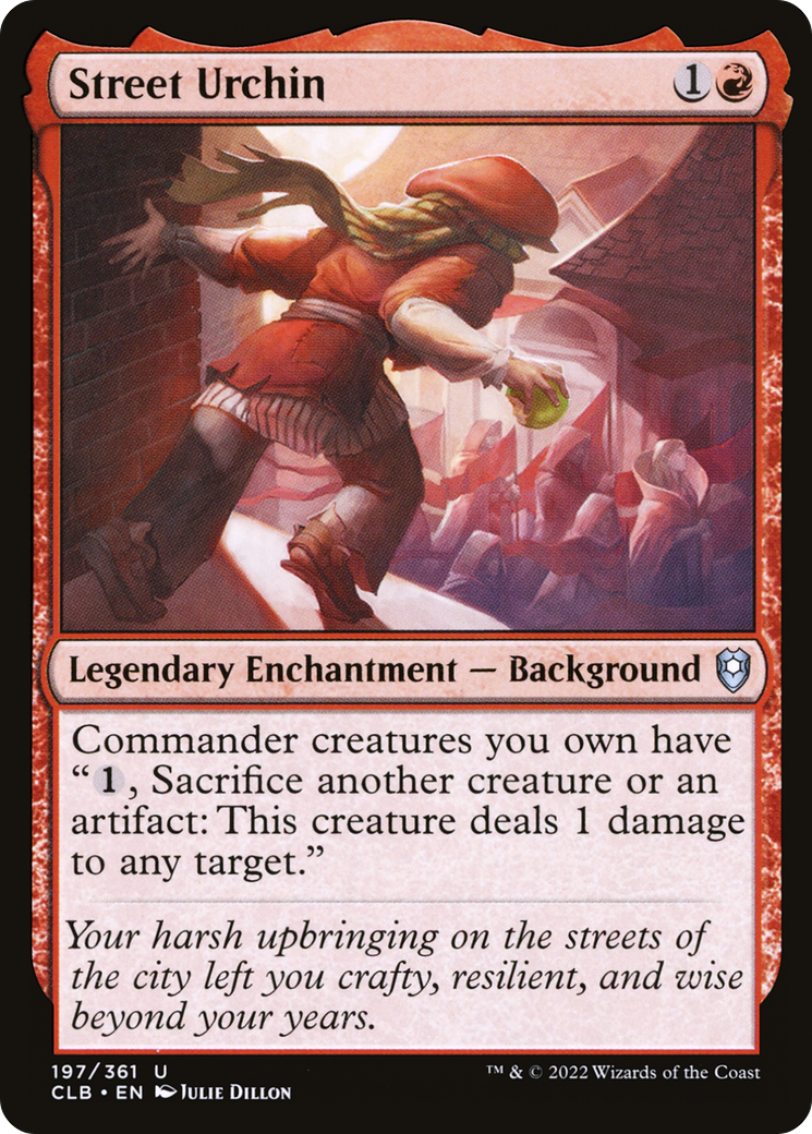 Street Urchin (CLB-197) [Commander Legends: Battle for Baldur's Gate]