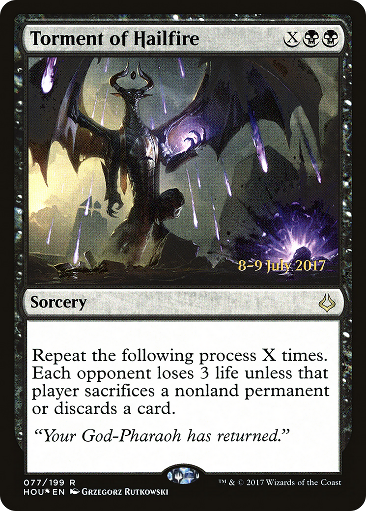 Torment of Hailfire (PRE-77S) [Hour of Devastation Promos] Foil