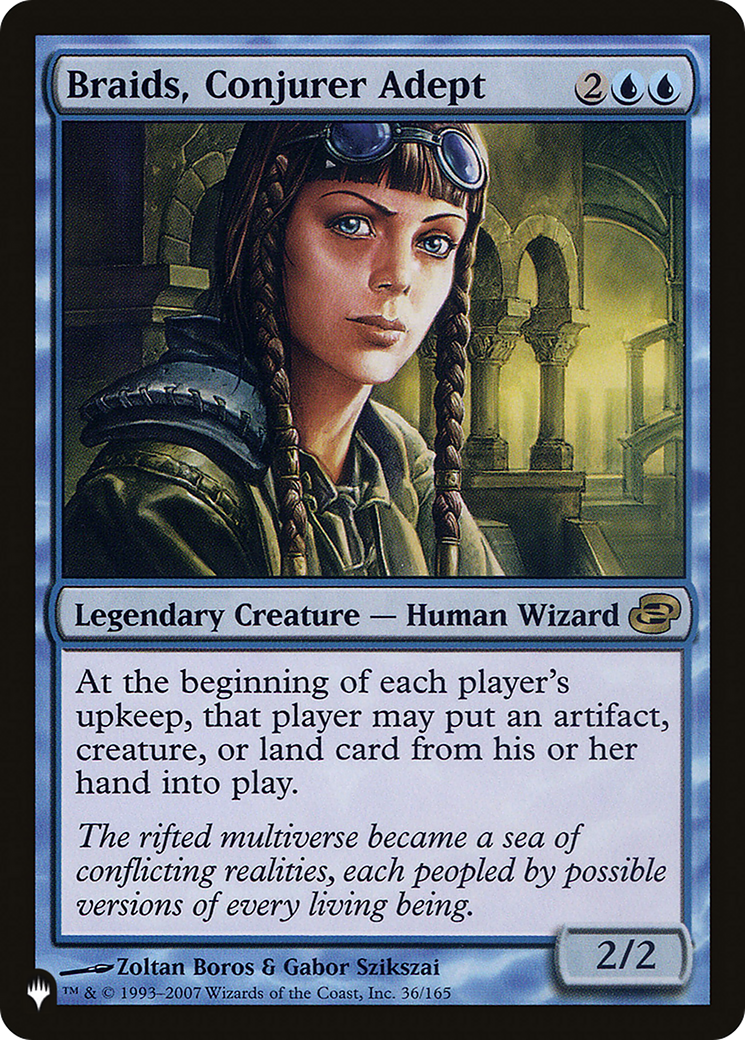 Braids, Conjurer Adept (LIST-PLC-36) [The List]