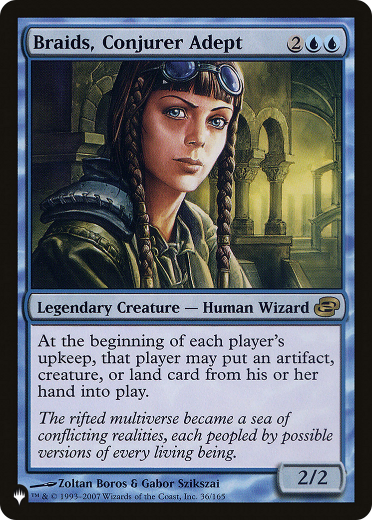 Braids, Conjurer Adept (LIST-PLC-36) [The List]