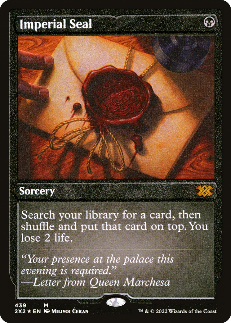 Imperial Seal (2X2-439) [Double Masters 2022] Etched Foil