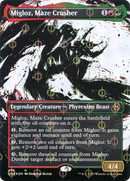 Migloz, Maze Crusher (ONE-470) [Phyrexia: All Will Be One]: (Showcase) (Borderless) Foil