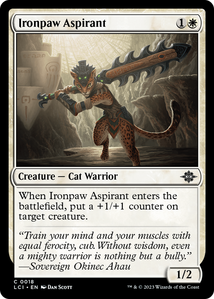 Ironpaw Aspirant (LCI-018) [The Lost Caverns of Ixalan] Foil