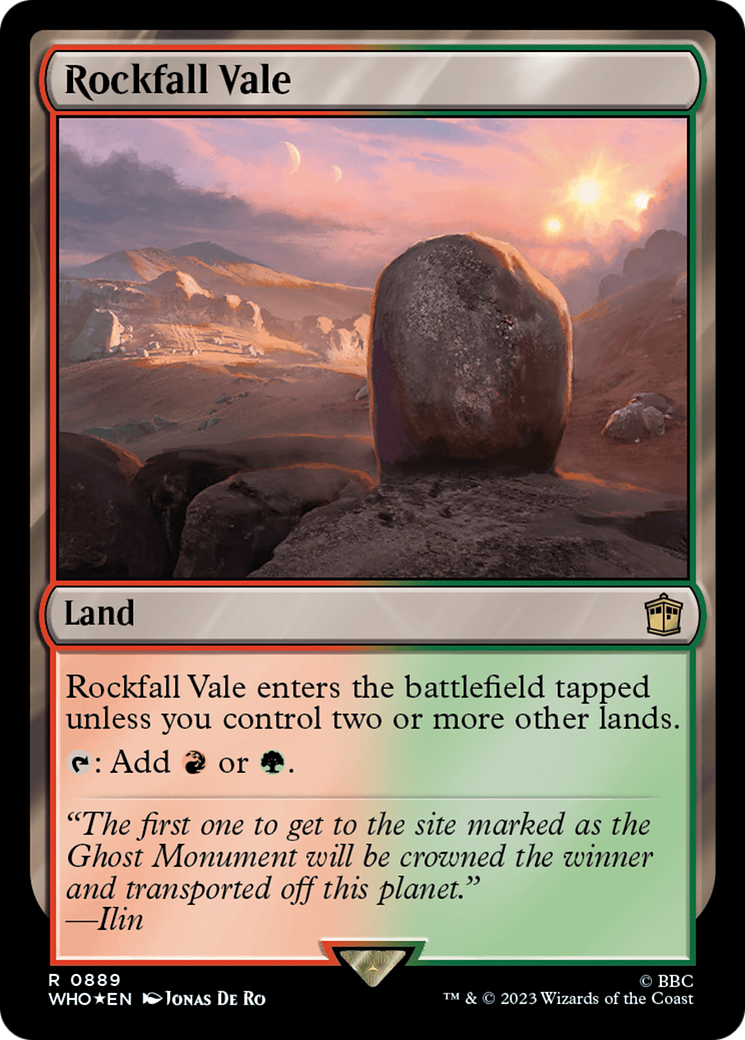 Rockfall Vale (WHO-889) [Doctor Who] Foil