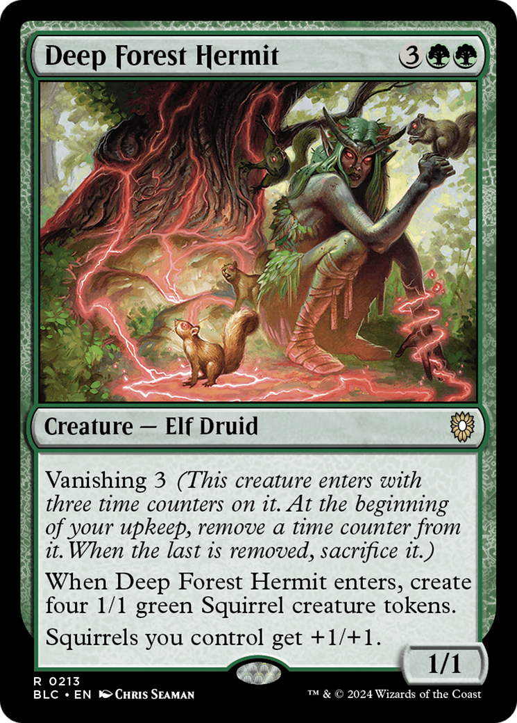 Deep Forest Hermit (BLC-213) [Bloomburrow Commander]