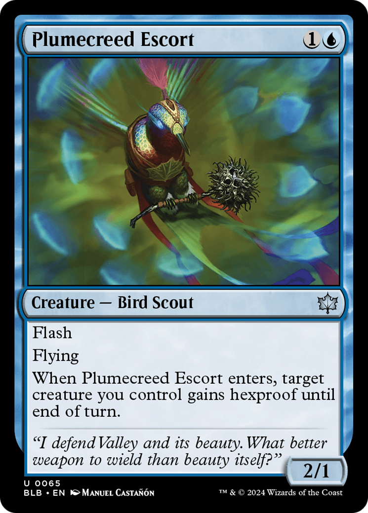Plumecreed Escort (BLB-065) [Bloomburrow]