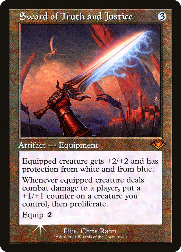 Sword of Truth and Justice (Retro Frame) (MH1-032) [Modern Horizons 1 Timeshifts] Foil