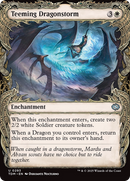 Teeming Dragonstorm (TDM-293) [Tarkir: Dragonstorm]: (Showcase, enchantment)