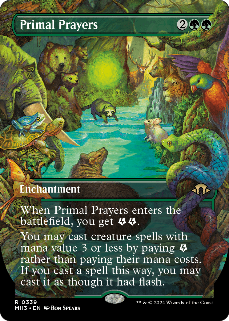 Primal Prayers (Borderless) (MH3-339) [Modern Horizons 3]