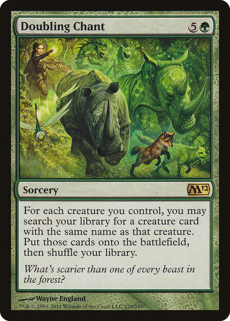 Doubling Chant (M12-170) [Magic 2012] Foil