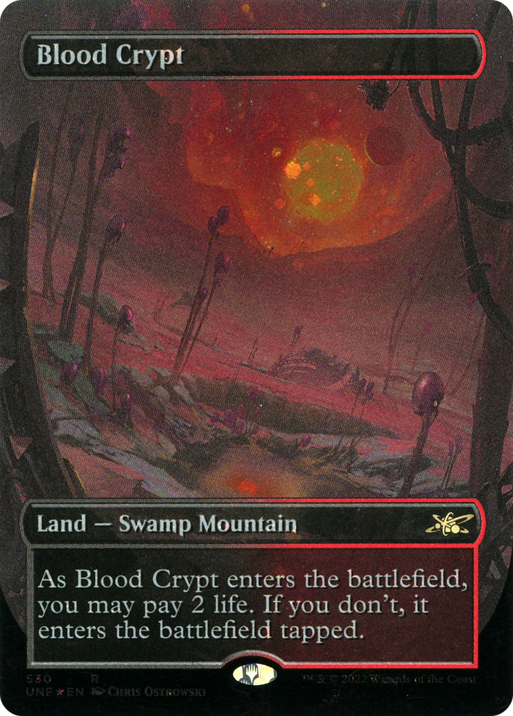 Blood Crypt (Borderless) (Galaxy Foil) (UNF-530) [Unfinity] Foil