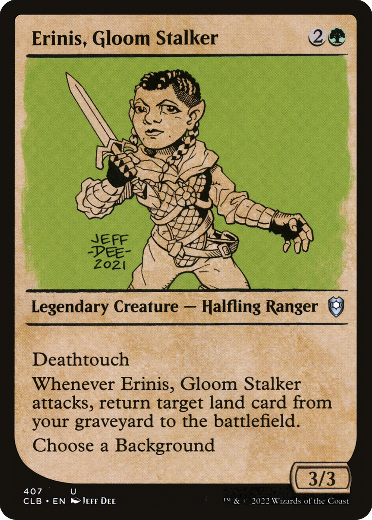 Erinis, Gloom Stalker (Showcase) (CLB-407) [Commander Legends: Battle for Baldur's Gate]