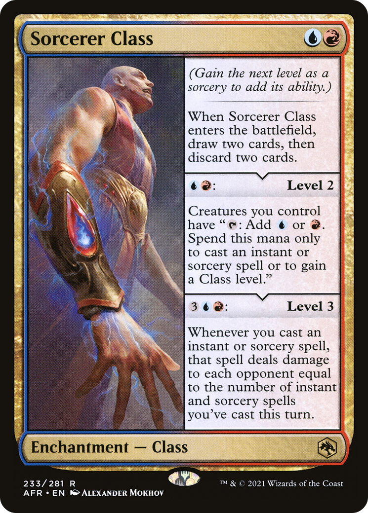Sorcerer Class (AFR-233) [Adventures in the Forgotten Realms] Foil