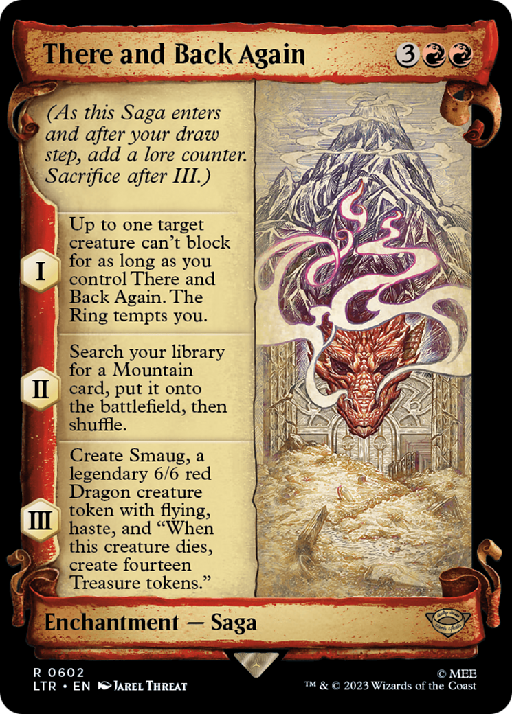 There and Back Again (Showcase Scrolls) (LTR-602) [The Lord of the Rings: Tales of Middle-earth]