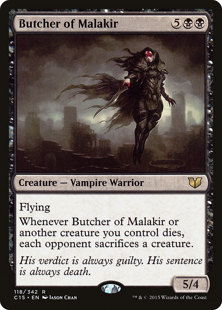 Butcher of Malakir (C15-118) [Commander 2015]