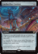 Aetherflux Conduit (DRC-033) [Commander: Aetherdrift]: (Extended Art)