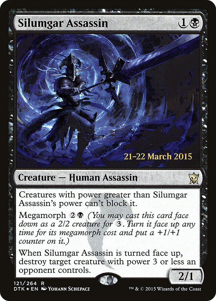 Silumgar Assassin (PRE-121S) [Dragons of Tarkir Promos] Foil