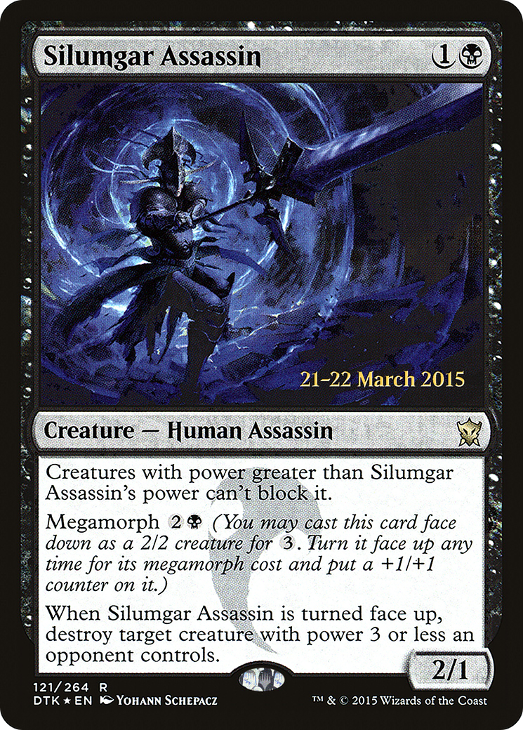 Silumgar Assassin (PRE-121S) [Dragons of Tarkir Promos] Foil