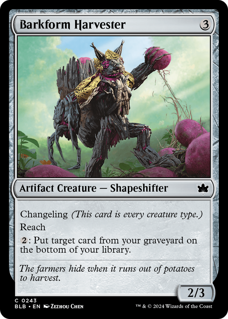 Barkform Harvester (BLB-243) [Bloomburrow] Foil
