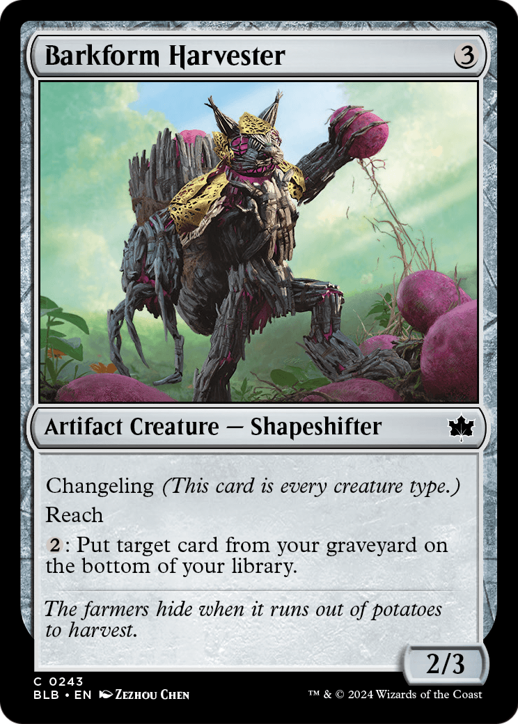 Barkform Harvester (BLB-243) [Bloomburrow]