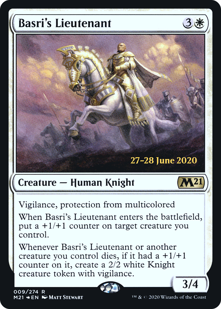 Basri's Lieutenant (PRE-09S) [Core Set 2021 Promos] Foil