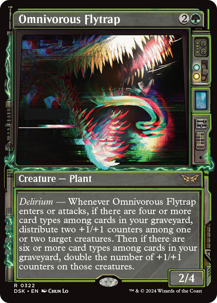 Omnivorous Flytrap (DSK-322) [Duskmourn: House of Horror]: (Showcase)