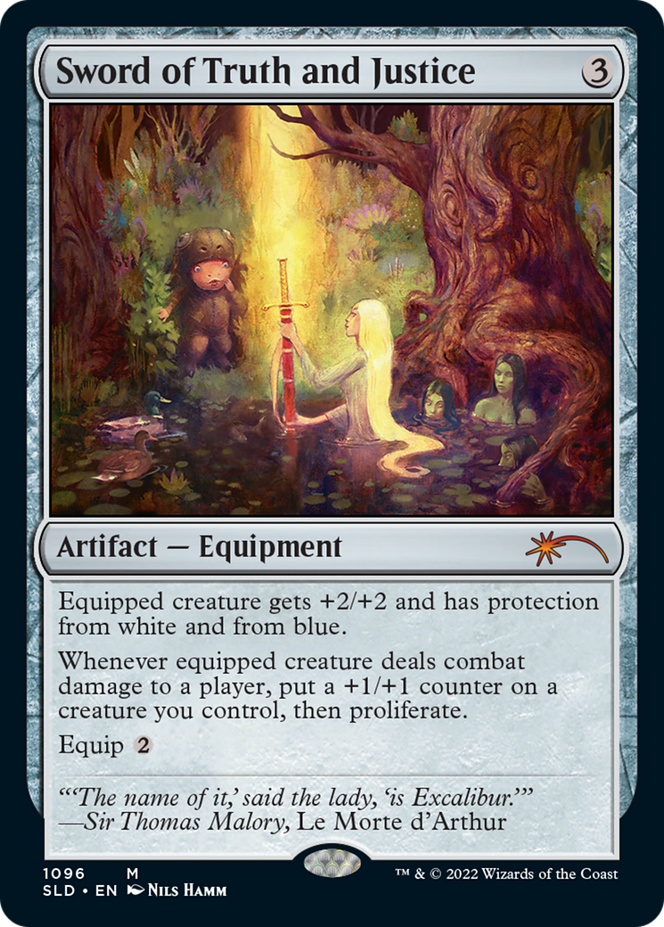 Sword of Truth and Justice (SLD-1096) [Secret Lair Drop] Foil