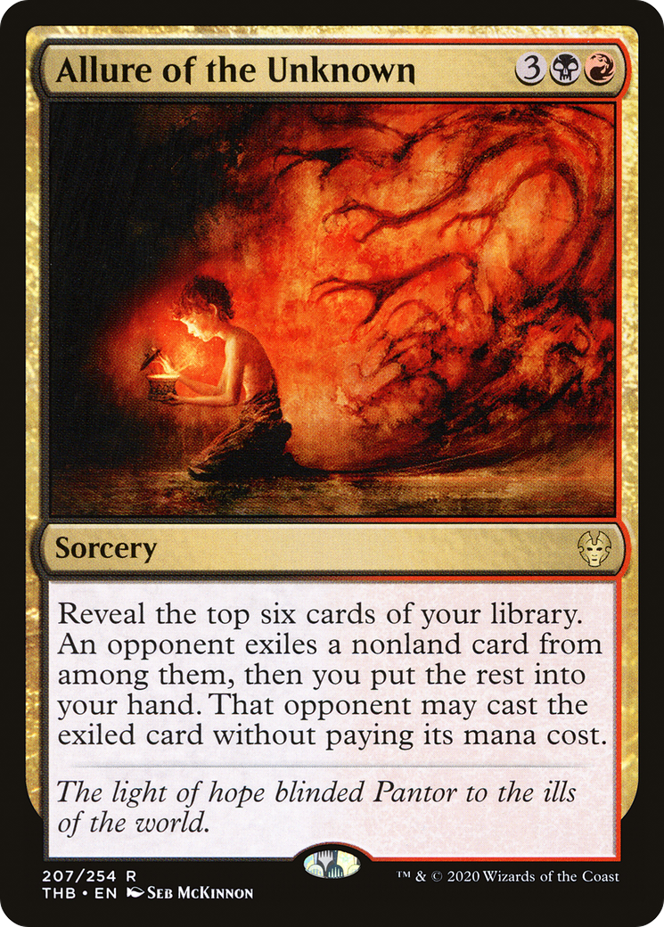 Allure of the Unknown (THB-207) [Theros Beyond Death] Foil