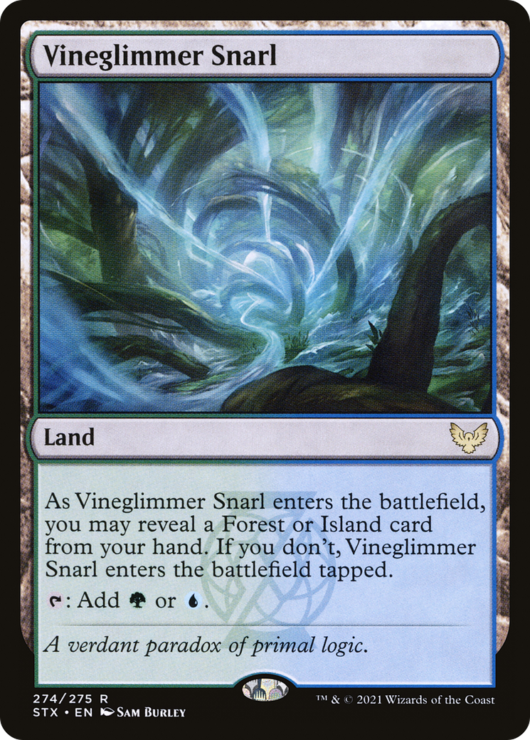 Vineglimmer Snarl (STX-274) [Strixhaven: School of Mages]