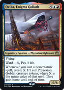 Ovika, Enigma Goliath (PRE-213S) [Phyrexia: All Will Be One Promos] Foil
