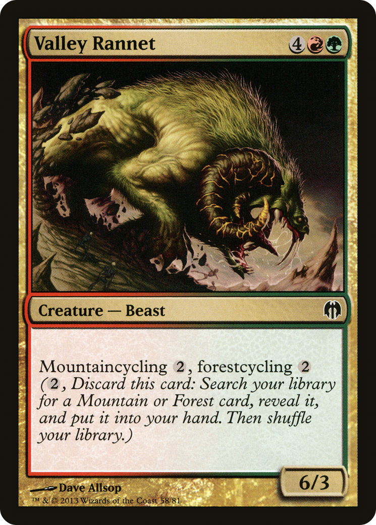 Valley Rannet (DDL-058) [Duel Decks: Heroes vs. Monsters]