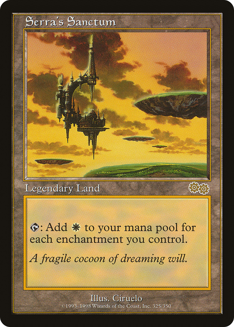 Serra's Sanctum (USG-325) [Urza's Saga]