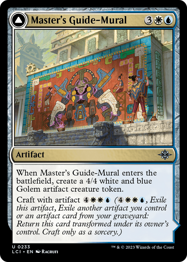 Master's Guide-Mural // Master's Manufactory (LCI-233) [The Lost Caverns of Ixalan] Foil