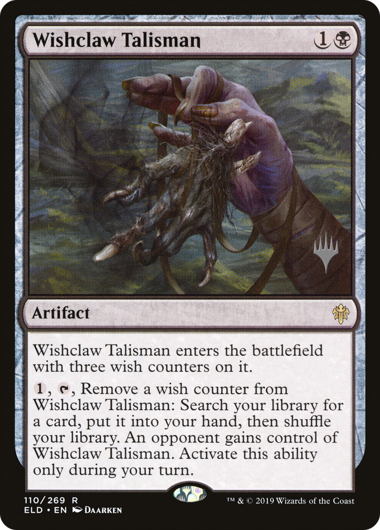 Wishclaw Talisman (PPELD-110P) [Promo Pack: Throne of Eldraine Promos]