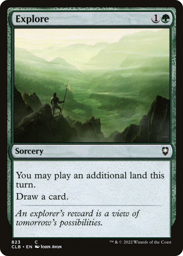 Explore (CLB-823) [Commander Legends: Battle for Baldur's Gate]