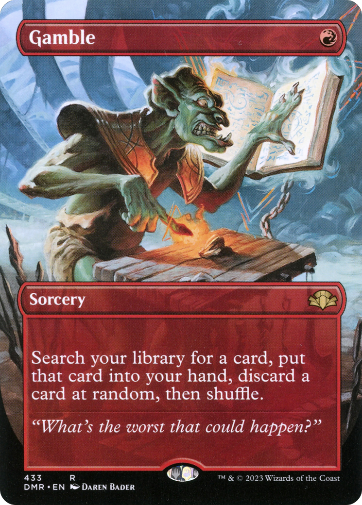 Gamble (DMR-433) [Dominaria Remastered] (Borderless)