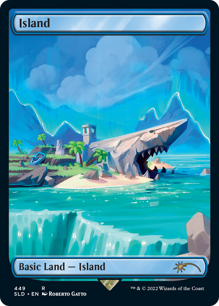 Island (SLD-449) [Secret Lair Drop]: (Full Art) Foil