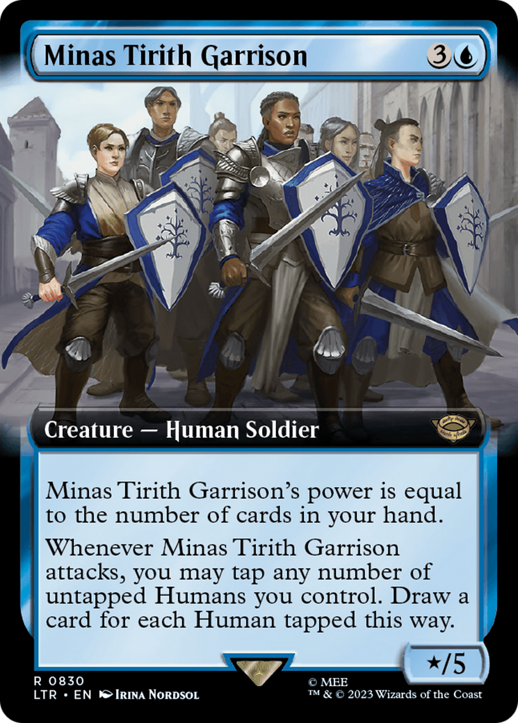 Minas Tirith Garrison (Extended Art) (LTR-830) [The Lord of the Rings: Tales of Middle-earth]