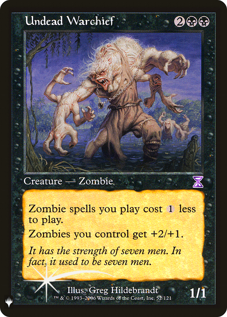 Undead Warchief (LIST-TSB-52) [The List] Foil